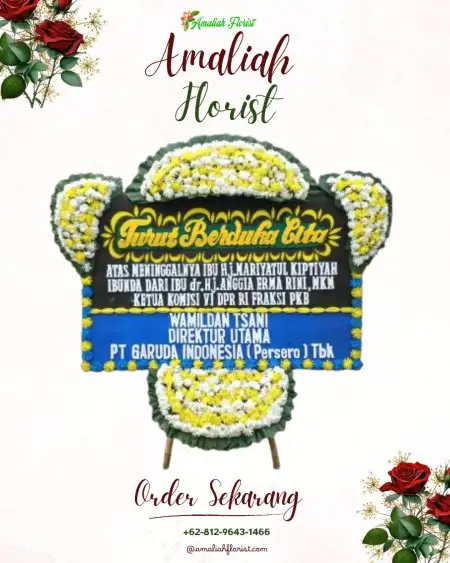 Papan Bunga Duka Cibubuan